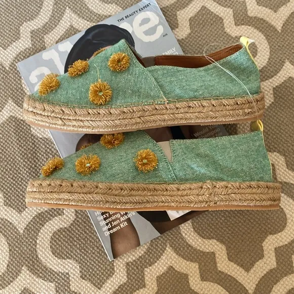 “Silvia Cobos” SC Soil Mocasines leather flat espadrilles; size 8; NWOT/no box
