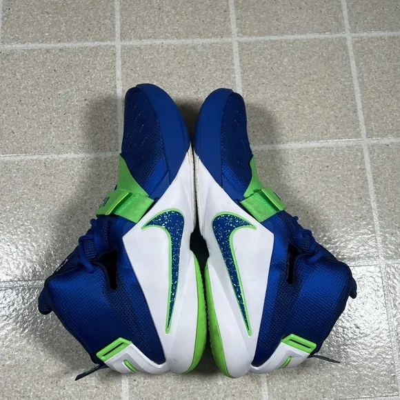 Size 12 Nike LeBron Soldier 9 Sprite Men Basketball Shoes 749417-441