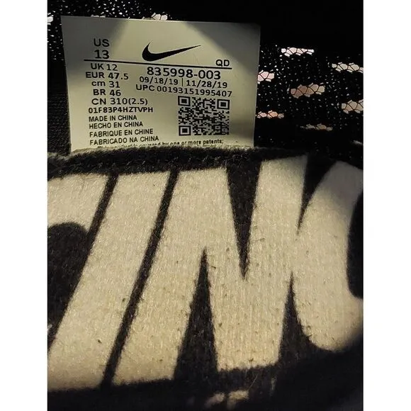 Size 13 - Nike Zoom Victory Elite 2 Black‎ Indigo Fog Running Shoes Spikes #453