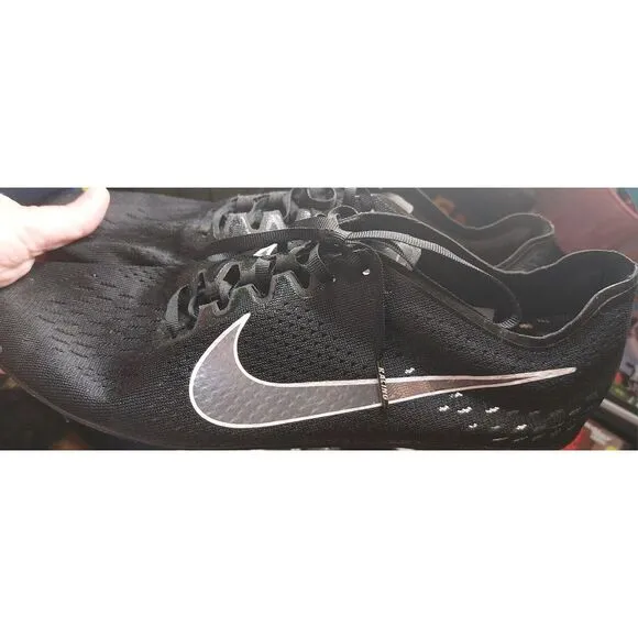 Size 13 - Nike Zoom Victory Elite 2 Black‎ Indigo Fog Running Shoes Spikes #453