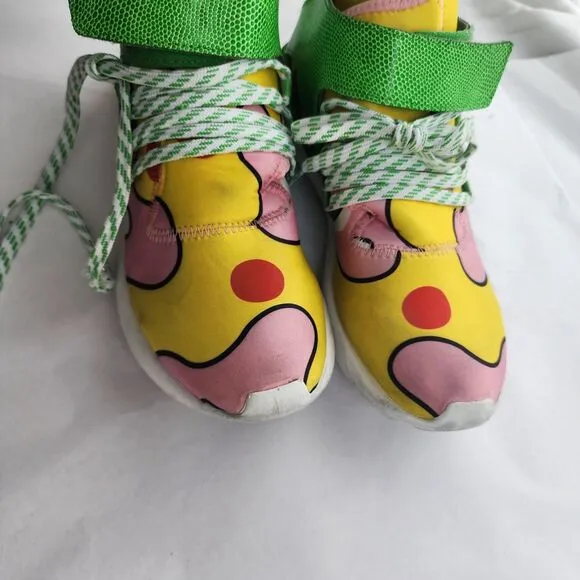 Size 8 - Adidas JS Tubular Yellow Sneakers Shoes Men Jeremy Scott Colorful