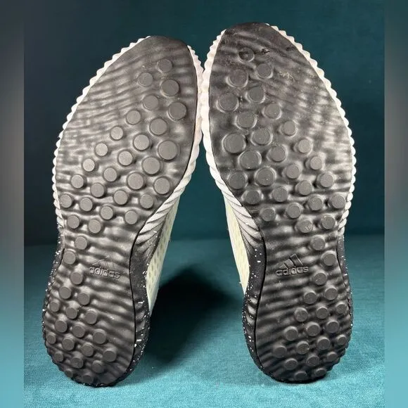Size 10 - Men’s Adidas Alphabounce 1 white and black shoes