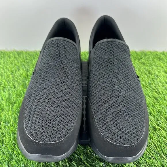 Skechers Equalizer Persistent Men Size 13 Extra Wide Black Comfort Shoes 51361EW