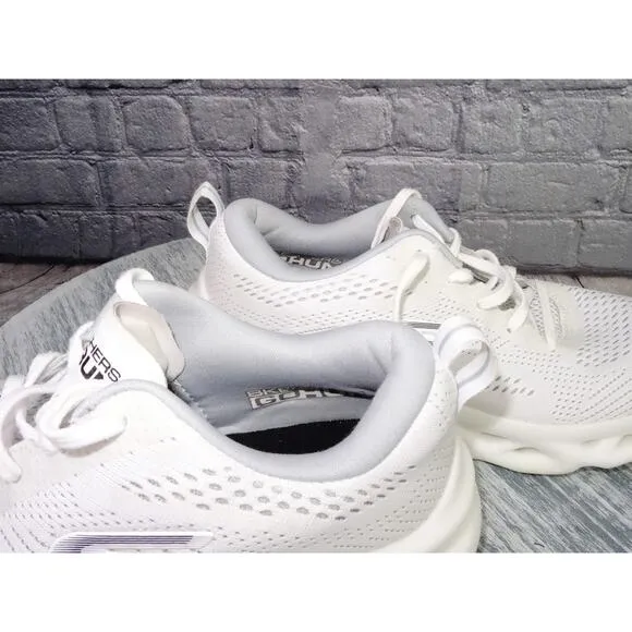 Skechers Go Run Glide-Step Flex White Men 7.5 Used in Very Good Condition
