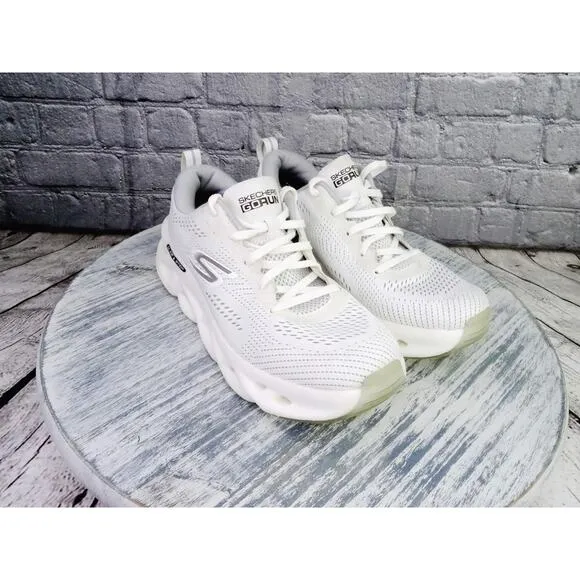 Skechers Go Run Glide-Step Flex White Men 7.5 Used in Very Good Condition