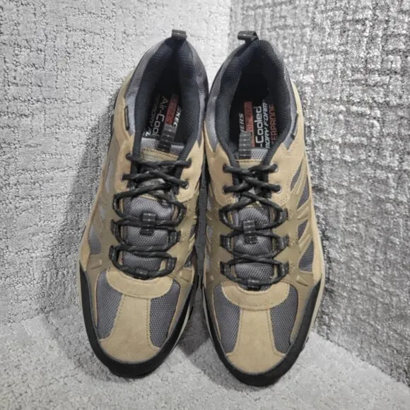 Skechers Selmen-Enago Men's Size 11.5 US Tan Suede Outdoor Hiking Shoes 66275EWW