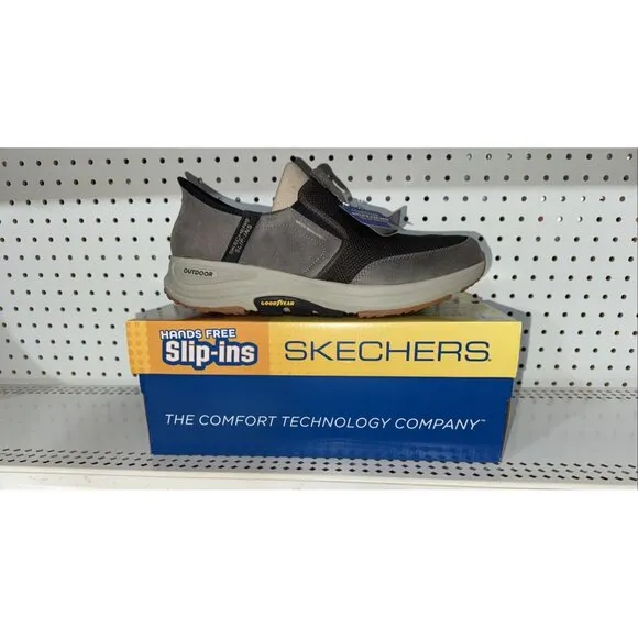 Skechers Slip-Ins Go Walk Outdoor Andes II Mens Athletic Slip On Shoes Size 12