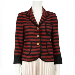 Smythe Cropped Wool Blend Blazer size 4