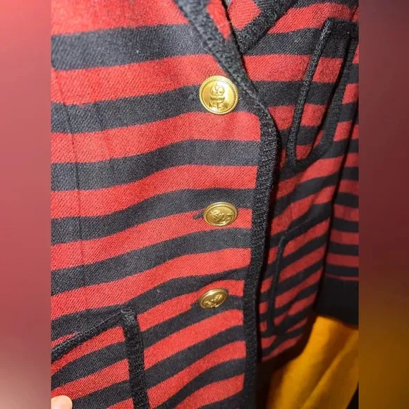 Smythe Cropped Wool Blend Blazer size 4