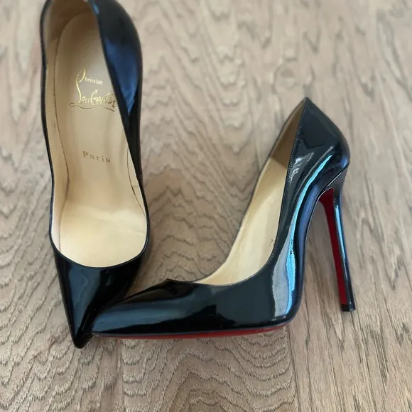 So Kate 120mm Pump Patent Calf Leather Christian Louboutin Black Stiletto Heels