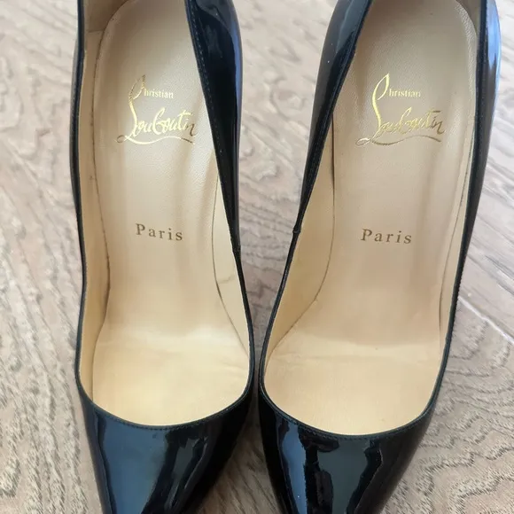 So Kate 120mm Pump Patent Calf Leather Christian Louboutin Black Stiletto Heels