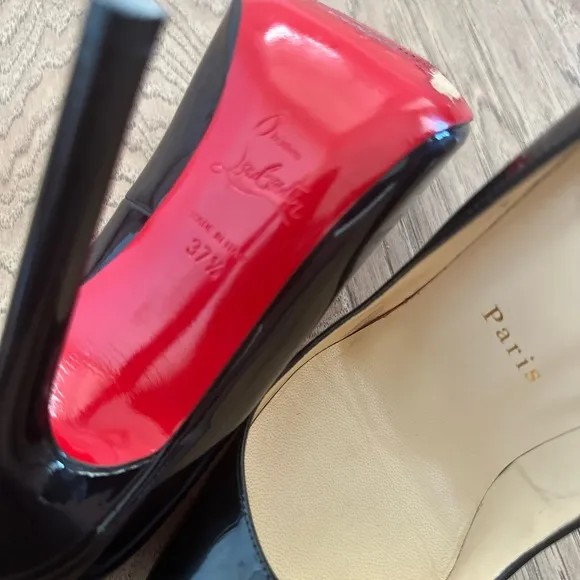So Kate 120mm Pump Patent Calf Leather Christian Louboutin Black Stiletto Heels