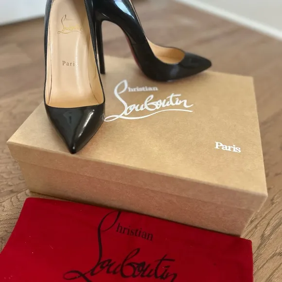 So Kate 120mm Pump Patent Calf Leather Christian Louboutin Black Stiletto Heels
