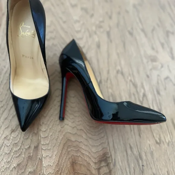 So Kate 120mm Pump Patent Calf Leather Christian Louboutin Black Stiletto Heels