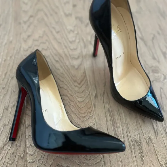 So Kate 120mm Pump Patent Calf Leather Christian Louboutin Black Stiletto Heels