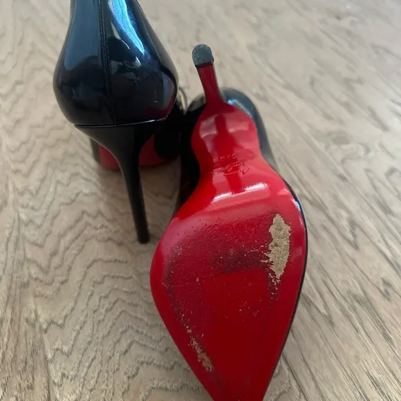 So Kate 120mm Pump Patent Calf Leather Christian Louboutin Black Stiletto Heels