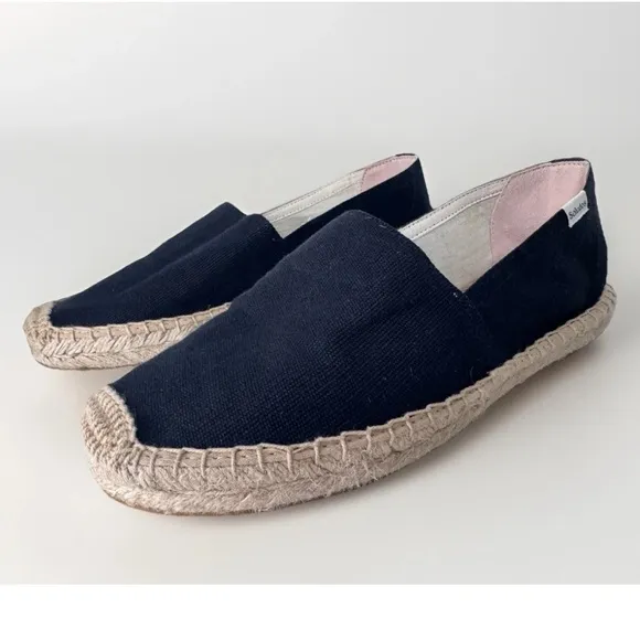 Soludos Black The Original Dali Espadrilles Flats Shoes Women’s Size 9
