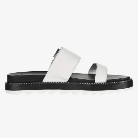 SOREL Roaming Buckle Slide Sandals Sea Salt