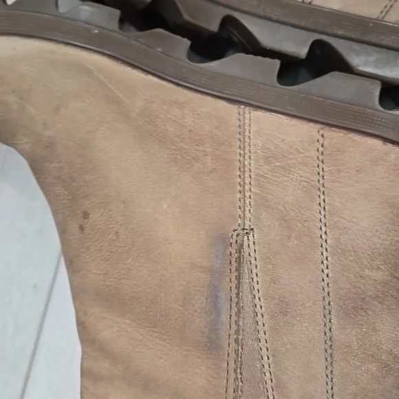 Sorel Women Ankle Leather Joan of Arctic Hidden Boots shoes sz 6.5