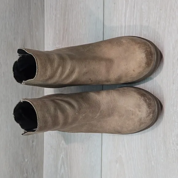 Sorel Women Ankle Leather Joan of Arctic Hidden Boots shoes sz 6.5