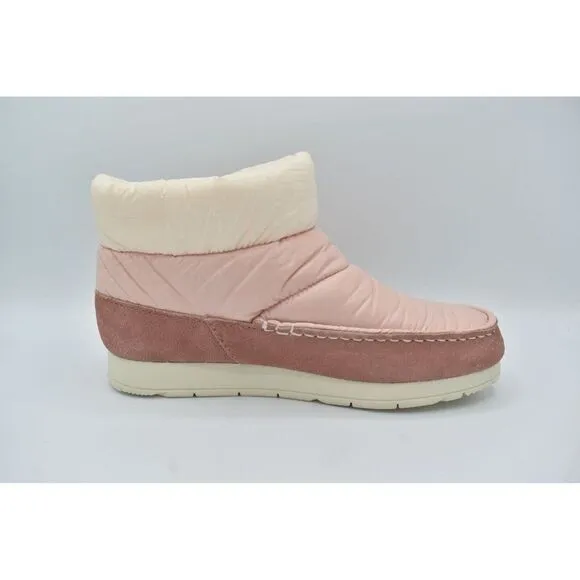 Sperry Womens Size 9 Moc Sider Nylon Pink Booties Shoes