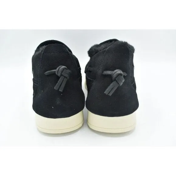 Sperry Men Size 12 Moc Sider Black Suede Lined Slip on Boots Shoes STS23724