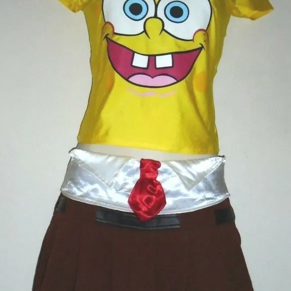 Spongebob Squarepants Halloween Skirt Top Set