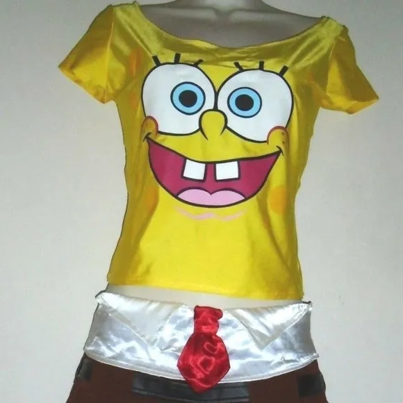 Spongebob Squarepants Halloween Skirt Top Set