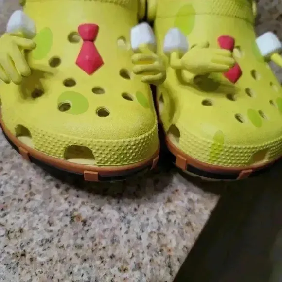 Spongebob Squarepants x Crocs Slip On Casual Yellow SIZE Men 5 Women's 7