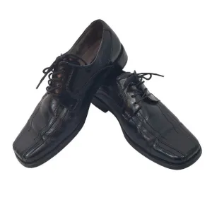 Stacy Adams Black Leather Oxford Lace Up Square Toe Dress Shoes Mens 9