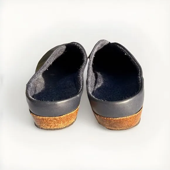 Stegmann Women’s Shoes Outdoor Size 10.5 Dark Navy Blue Leather Clog