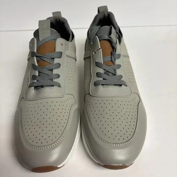 Steve Madden Men’s Samson Casual Lace-Up Sneakers Gray, Size 11 M