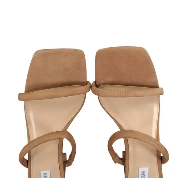 Steve Madden Shoes Womens 10 Sandal Mule Pumps Double Strap Leather Brown Lilah