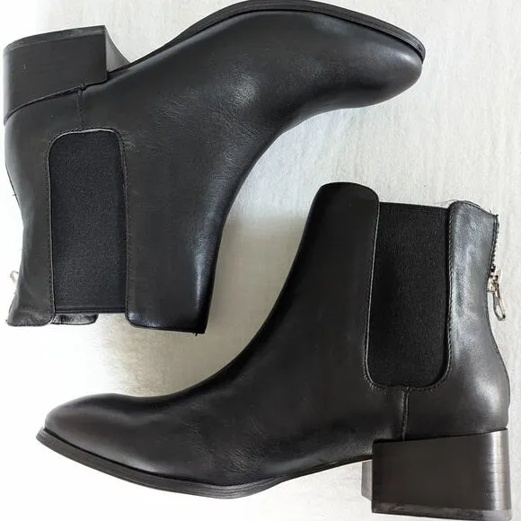 Steve Madden Size 8.5 Boots Chelsea Leather Office Party Concert School Fall