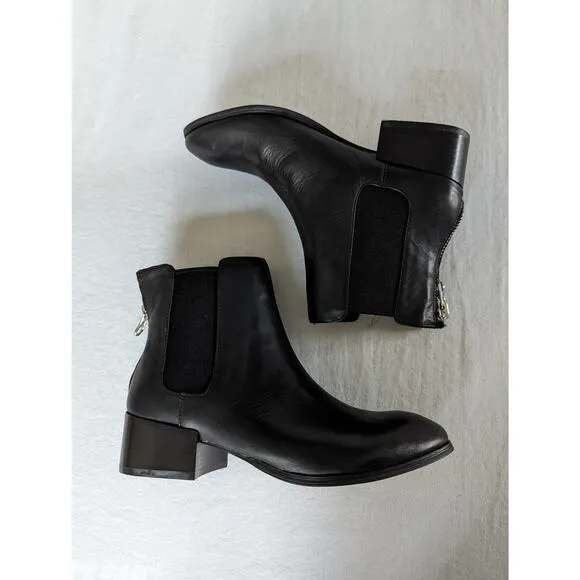 Steve Madden Size 8.5 Boots Chelsea Leather Office Party Concert School Fall