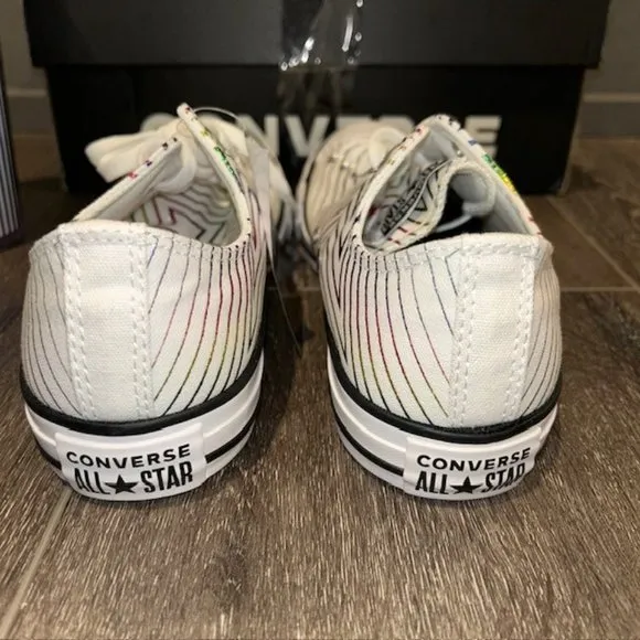 Striped Starbucks 24oz Cup   Matching Converse Chuck Taylor shoes. Women size 9