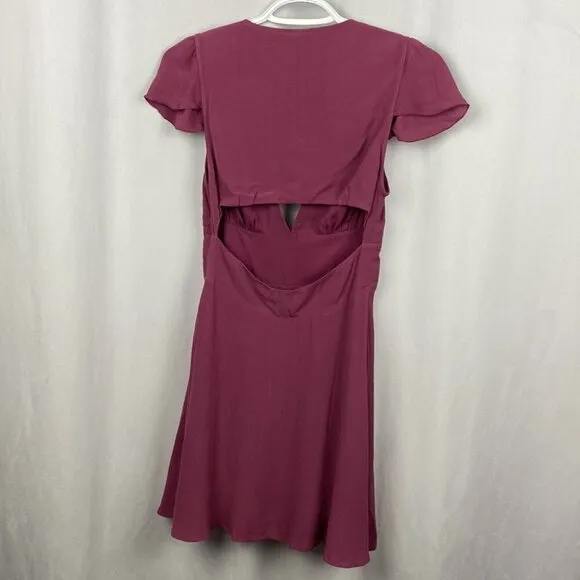 Sunday Best Rand Mauve Mini Dress - Size 2