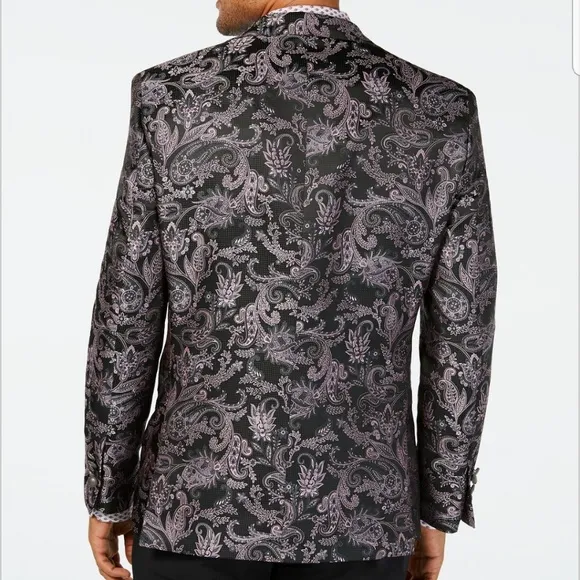 Tallia Men 46L Paisley Blazer/Sport coat