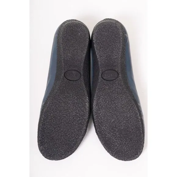 Taos Round Toe Flats Leather Upper Women's Shoes Sz EU 38 Us 7-7.5