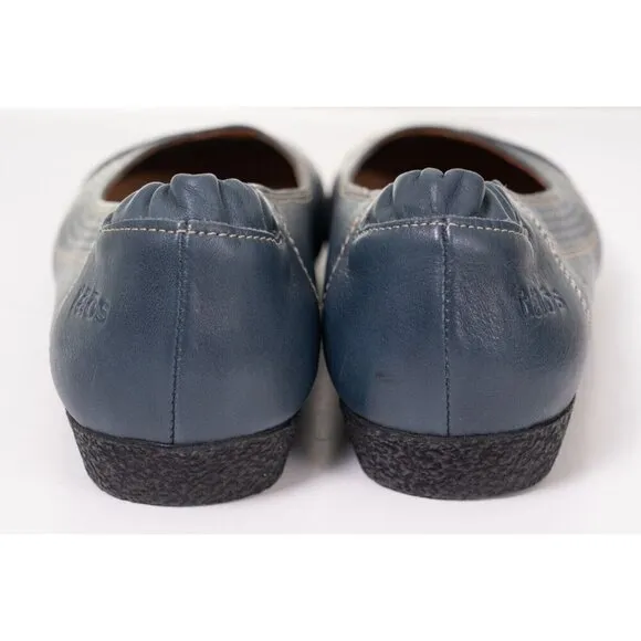 Taos Round Toe Flats Leather Upper Women's Shoes Sz EU 38 Us 7-7.5