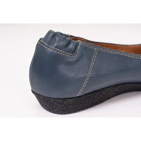 Taos Round Toe Flats Leather Upper Women's Shoes Sz EU 38 Us 7-7.5