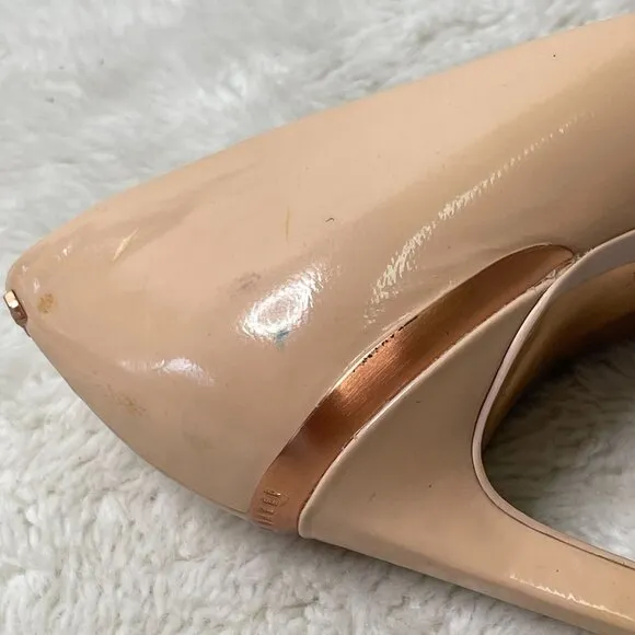 Ted Baker Women's Cream Cinderella High Heels Point Toe Pumps Size 38