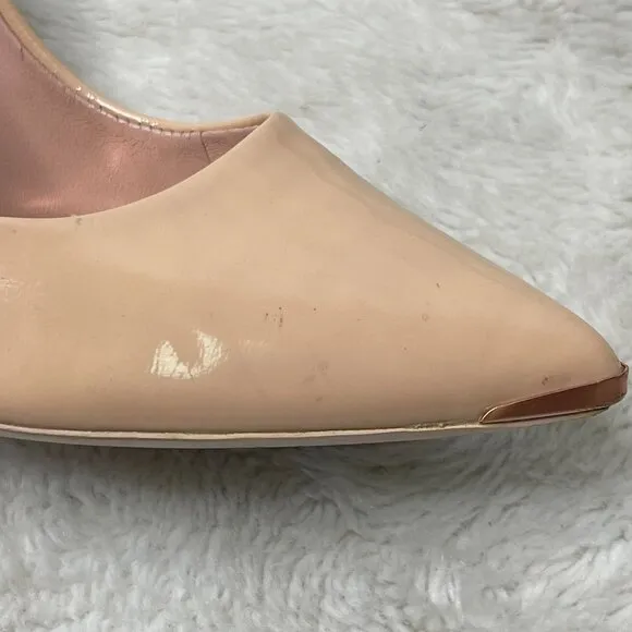 Ted Baker Women's Cream Cinderella High Heels Point Toe Pumps Size 38