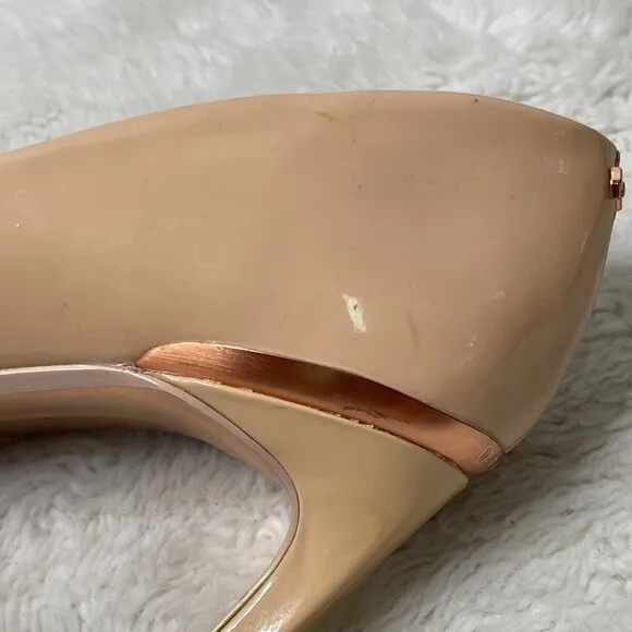 Ted Baker Women's Cream Cinderella High Heels Point Toe Pumps Size 38