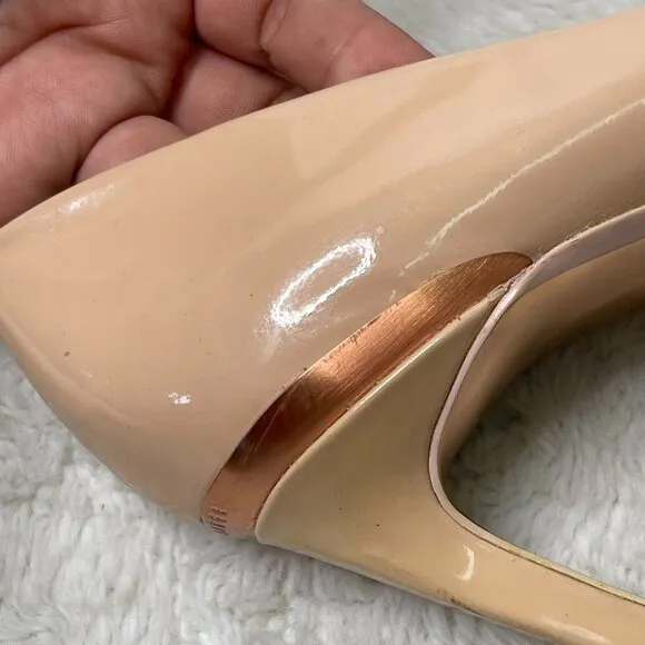 Ted Baker Women's Cream Cinderella High Heels Point Toe Pumps Size 38