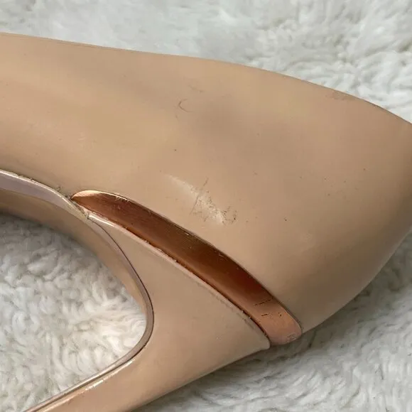 Ted Baker Women's Cream Cinderella High Heels Point Toe Pumps Size 38