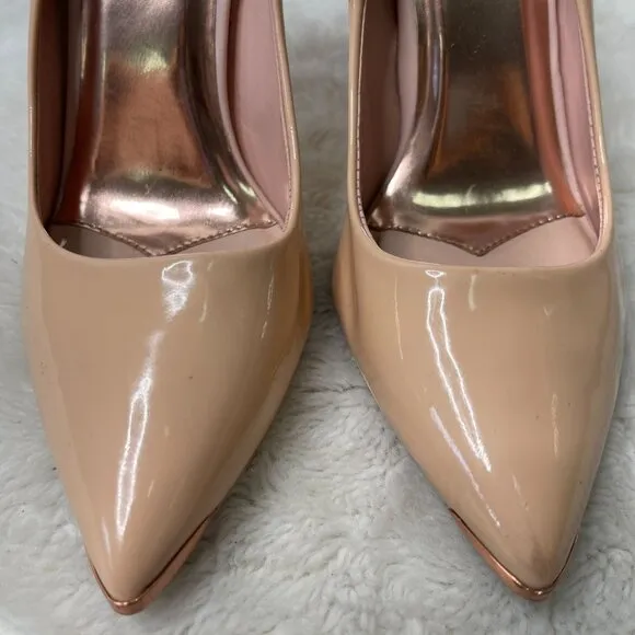 Ted Baker Women's Cream Cinderella High Heels Point Toe Pumps Size 38