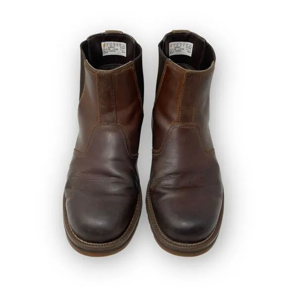 Timberland Larchmont Chelsea Boot Shoes Brown Leather Men’s Size 9