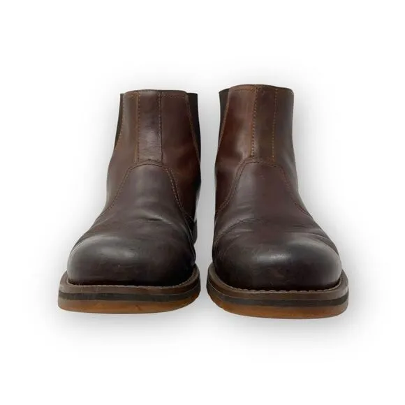 Timberland Larchmont Chelsea Boot Shoes Brown Leather Men’s Size 9