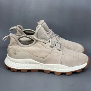 Timberland Men Beige Brooklyn Oxford Suede Sneaker shoes size 10.5